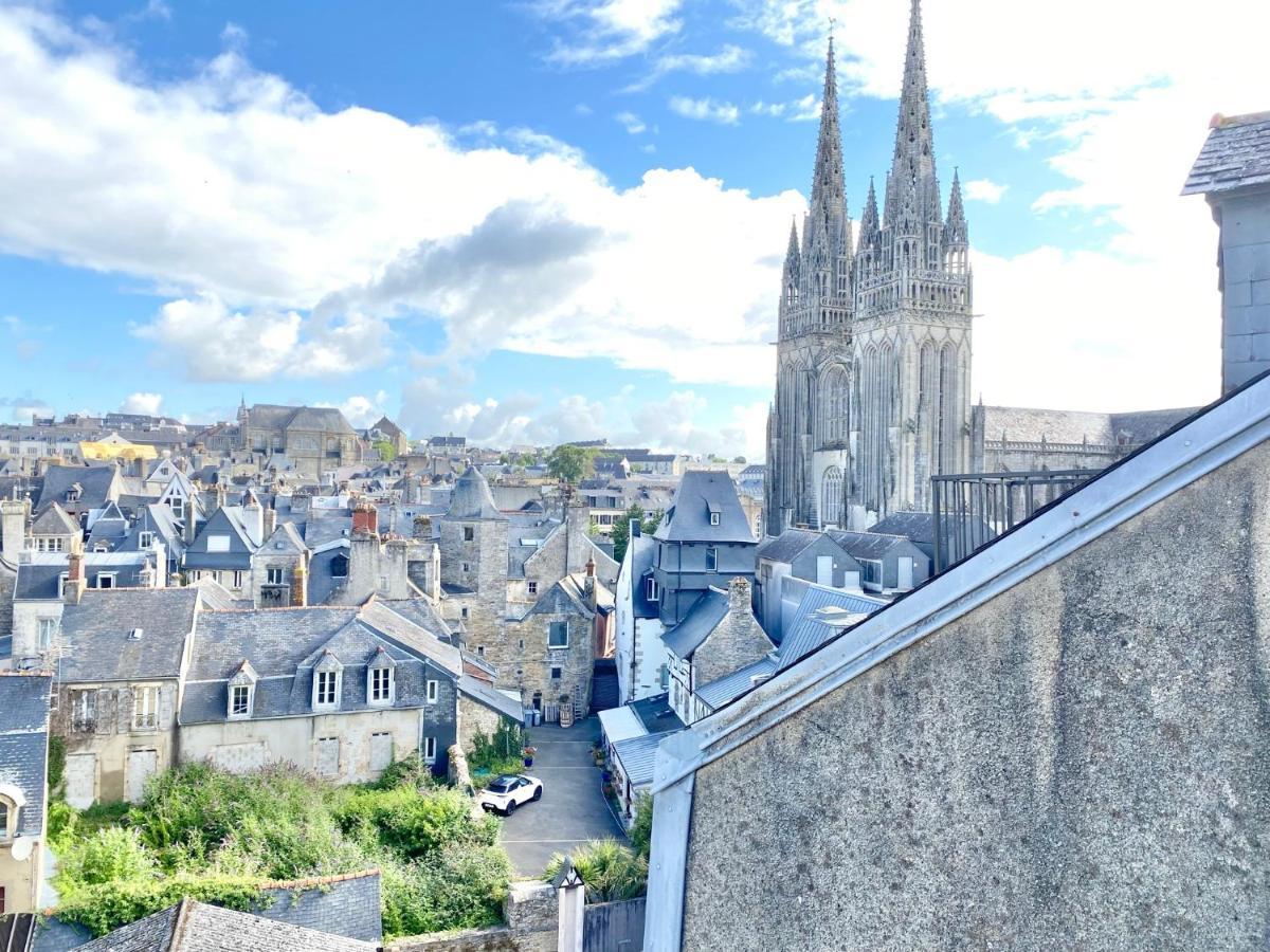 Le Nid Des Quais - Vue Panoramique Au Coeur De La Ville - Wifi - Entree Autonome Quimper Zewnętrze zdjęcie